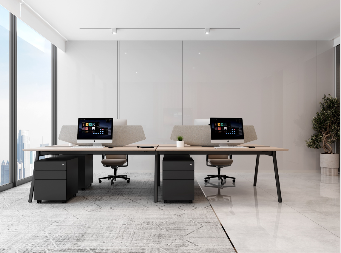 Tweet Cluster of 6 Face to Face Workstation